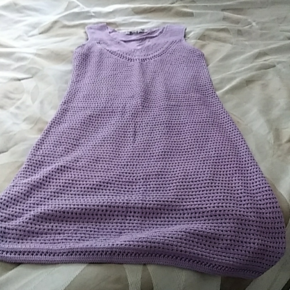 EUC - Athleta Sleeveless Crocheted Dress